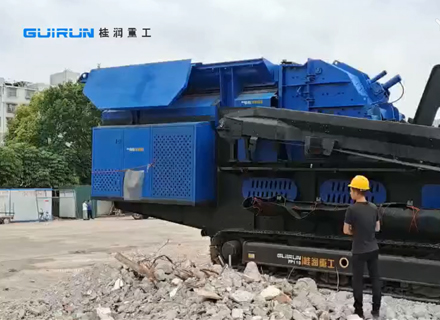 珠海反擊破一體機打建筑垃圾